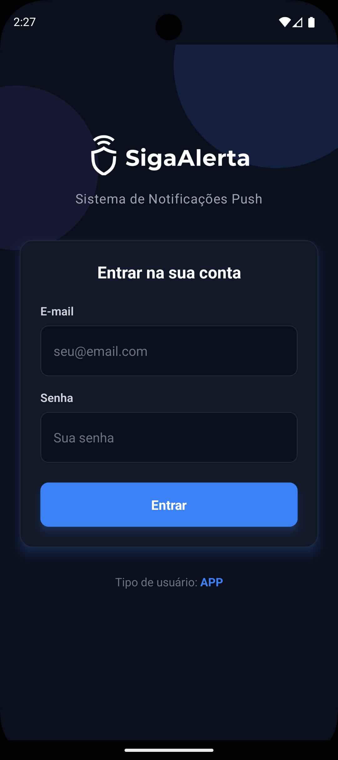 SigaAlerta App